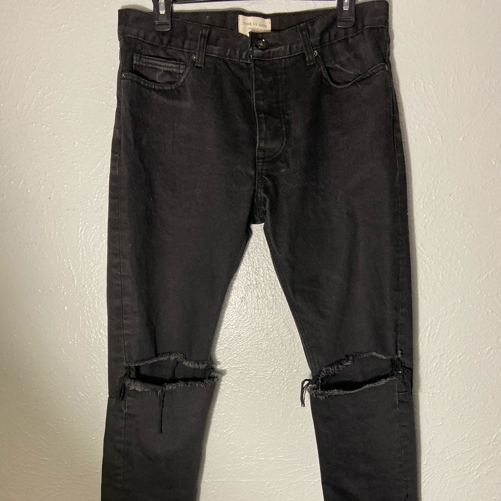 Fear of god 4th collection jeans black